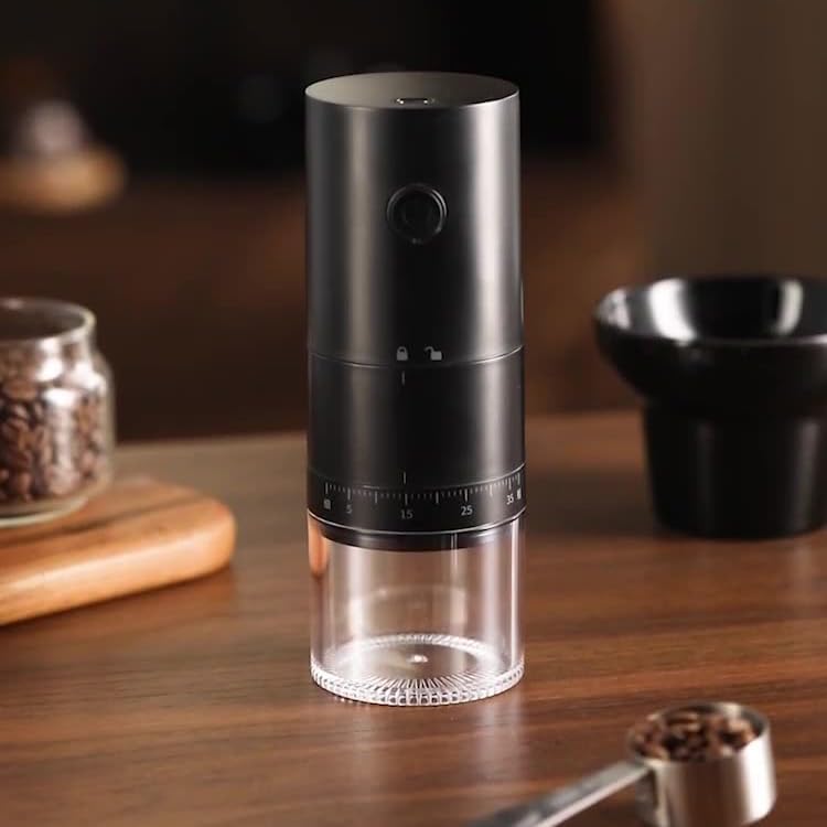 TOBEFORT Portable Electric Burr Coffee Grinder with 38 Adjustable Grind Settings - USB Rechargeable Ceramic Core Conical Burr, Coffee Bean Grinder for Espresso, French Press, Travel, Camping, Home & Office Use - Image 4